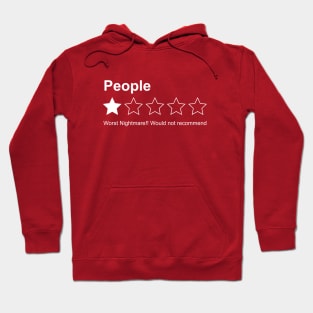 People Rating One Star Worst Nightmare Not Hoodie